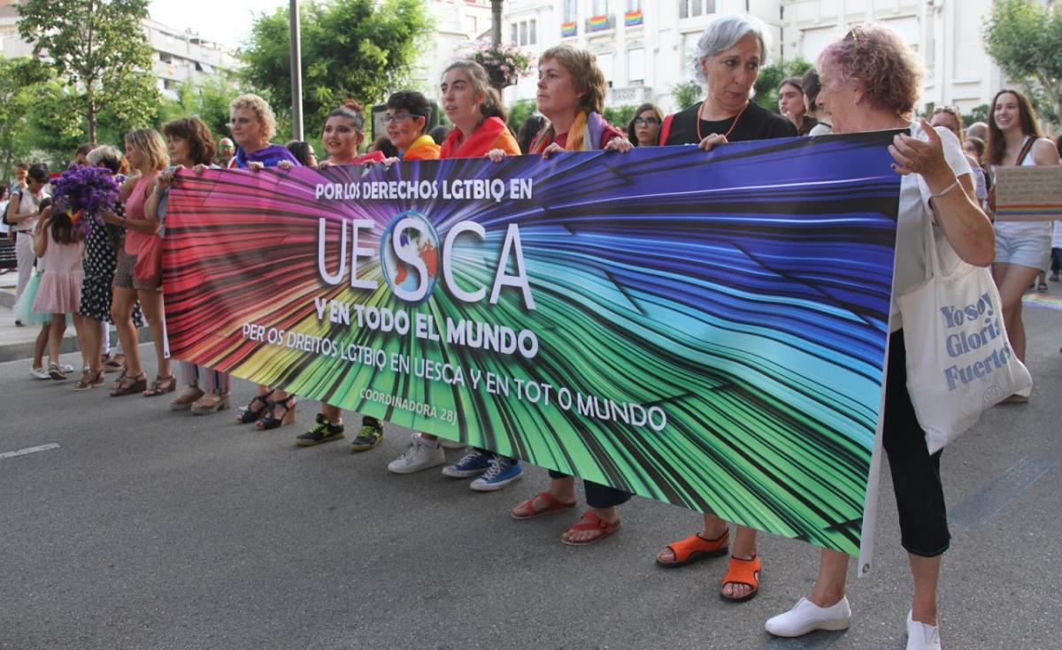 Manifestacin en Huesca. Fotos: CCOO Huesca.