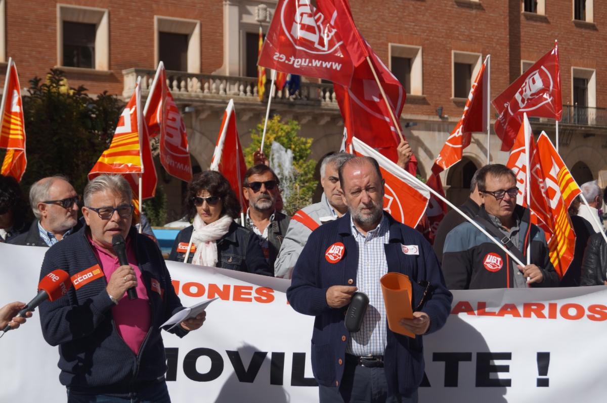 Teruel. Concentraciones el Da del Mayor 2018 en Aragn