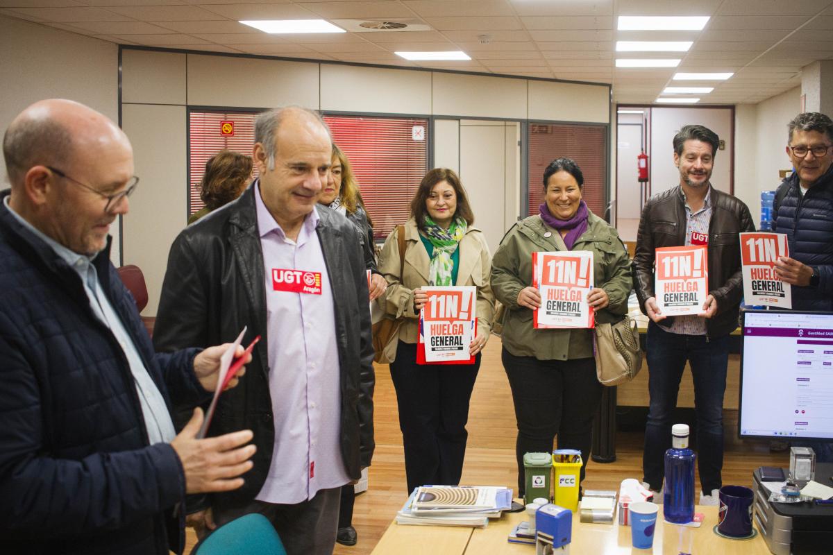 CCOO y UGT Aragón convocan huelga general el 11 de noviembre por salarios dignos y vivienda asequible