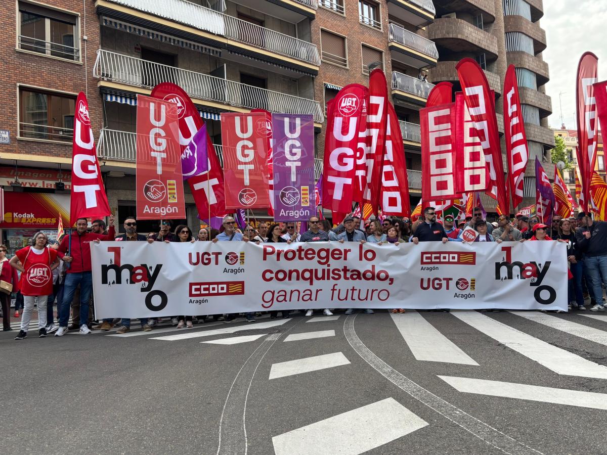 Manifestacin del 1 de mayo en Zaragoza