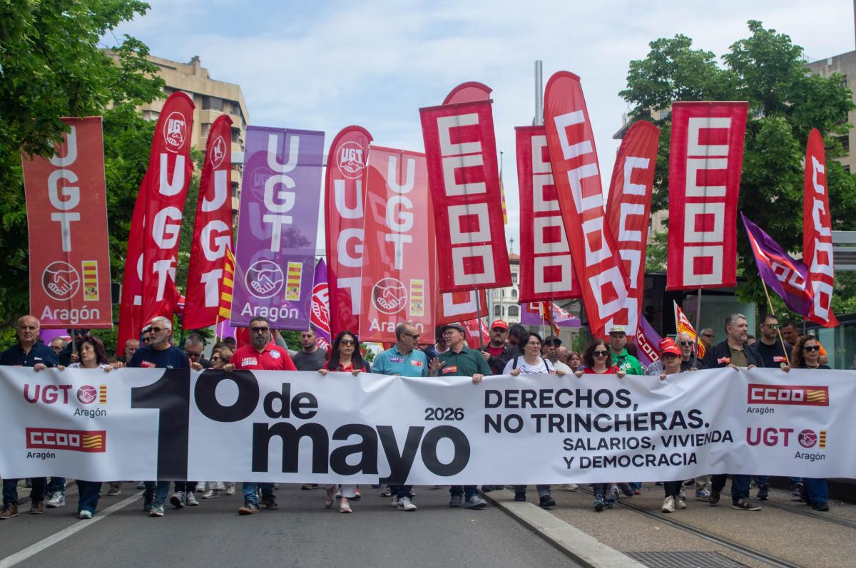 1 de mayo 2026 en Aragón