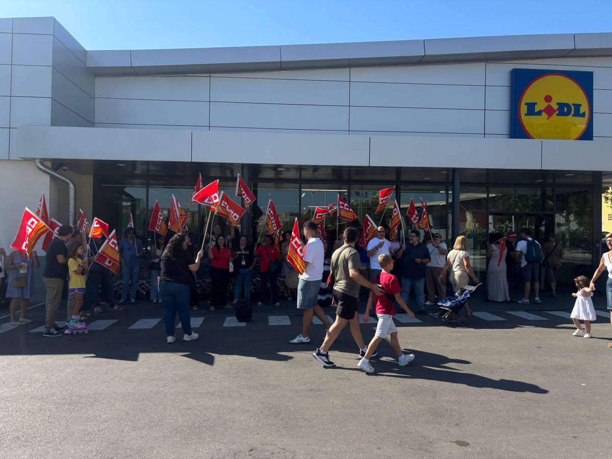 Imagen de la concentración en Zaragoza