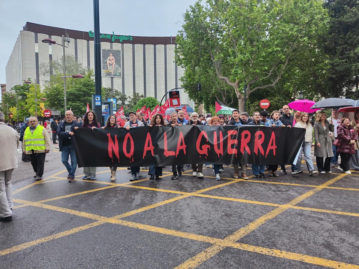 Manifestación "No a la Guerra" 7 de mayo 2026