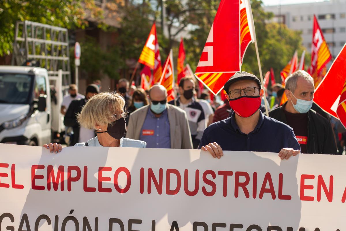 Manifestacin Alumalsa por el empleo