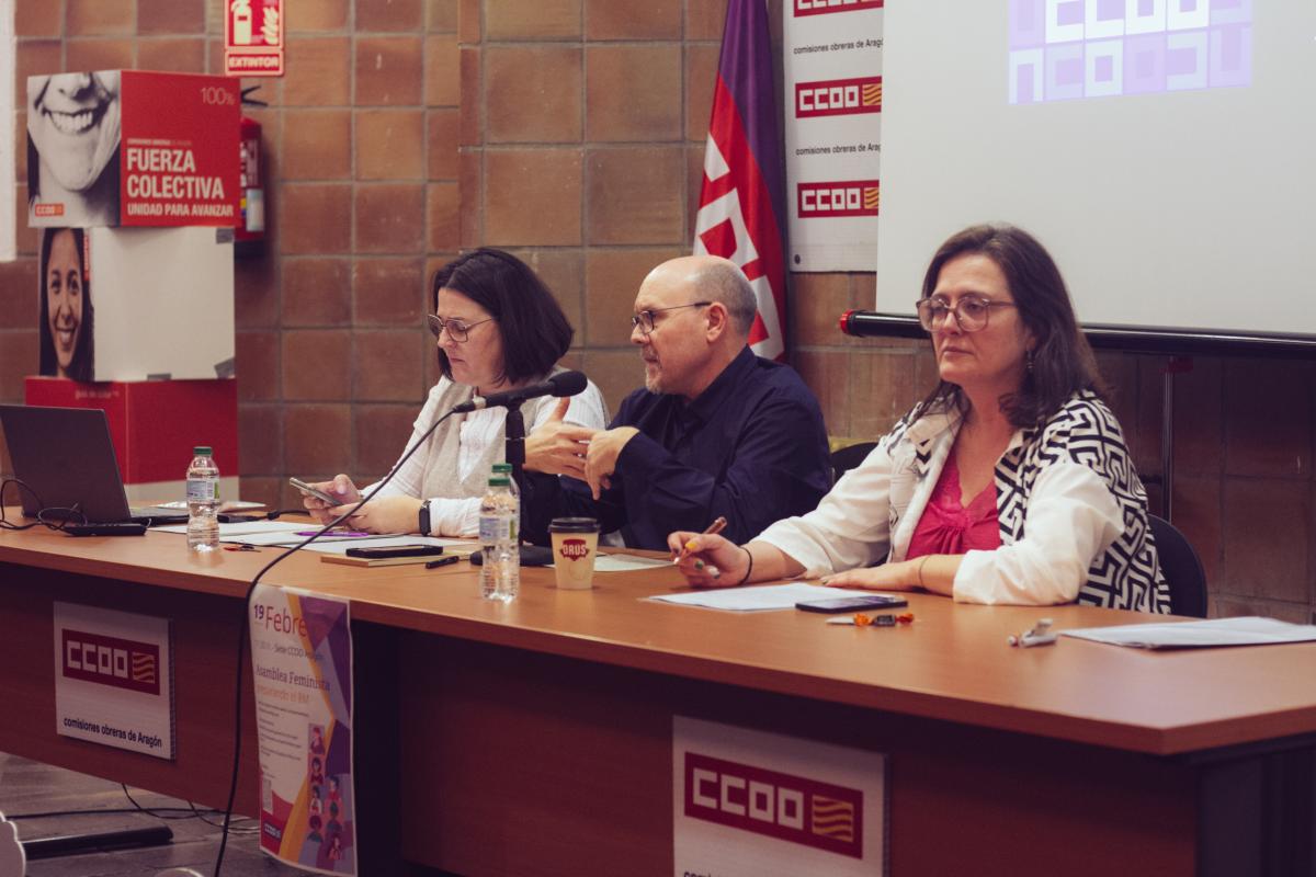 Imagen de la asamblea feminista