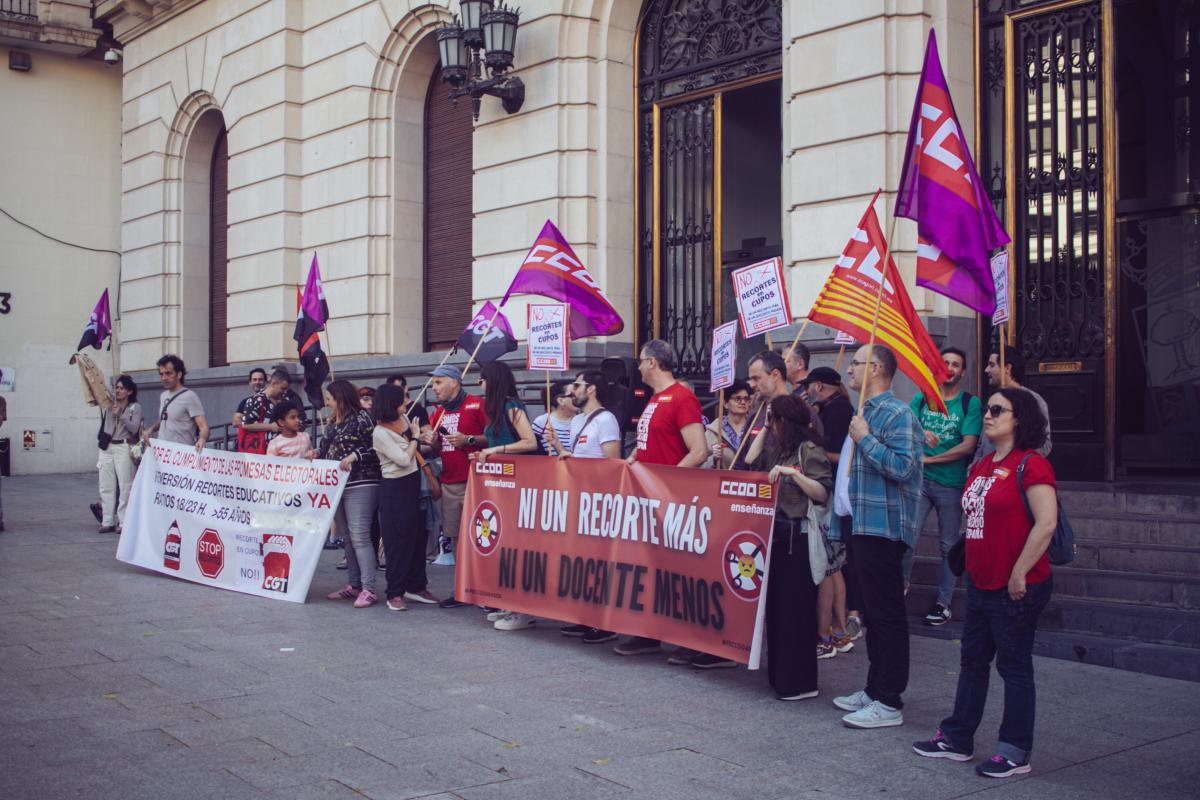 Protesta en Zaragoza