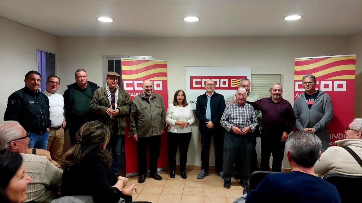 Huesca: 25 años de afiliación a CCOO