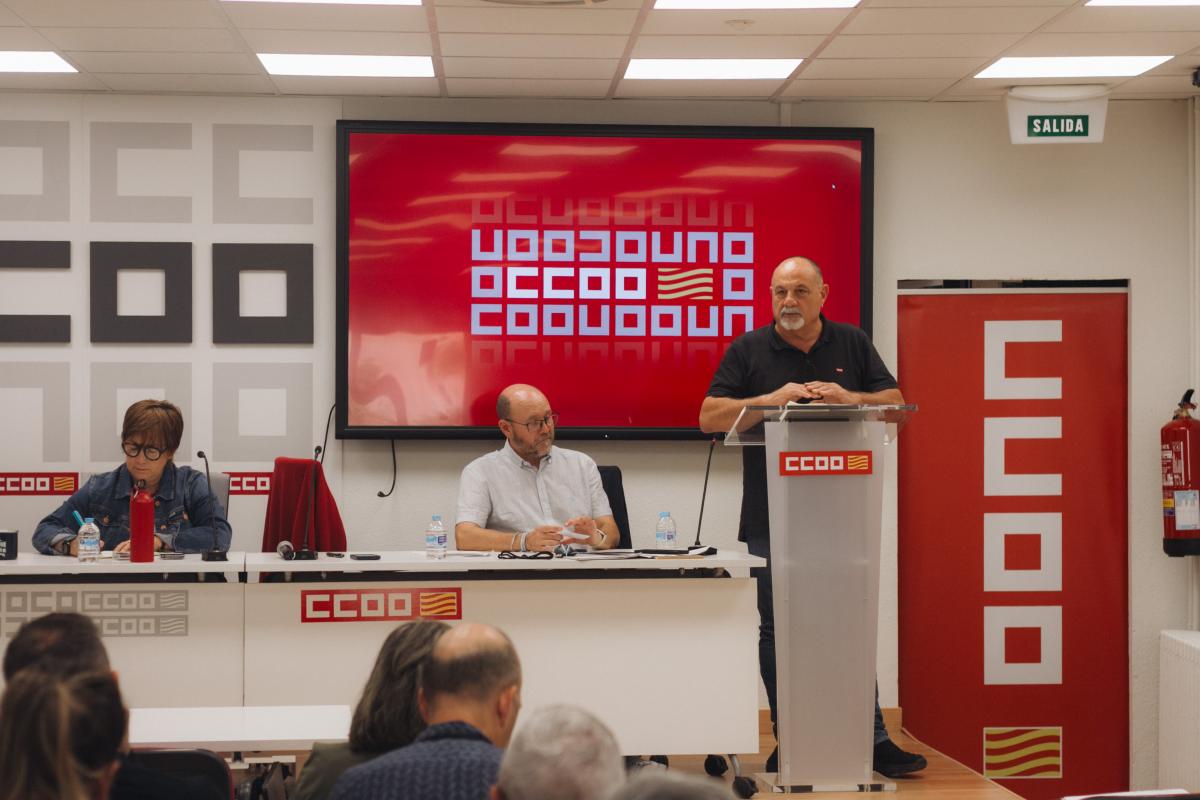 Agustín Martín, secretario de Organización de CCOO