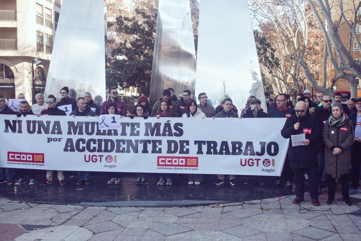 Concentracin por las primeras vctimas de 2025 en accidente laboral