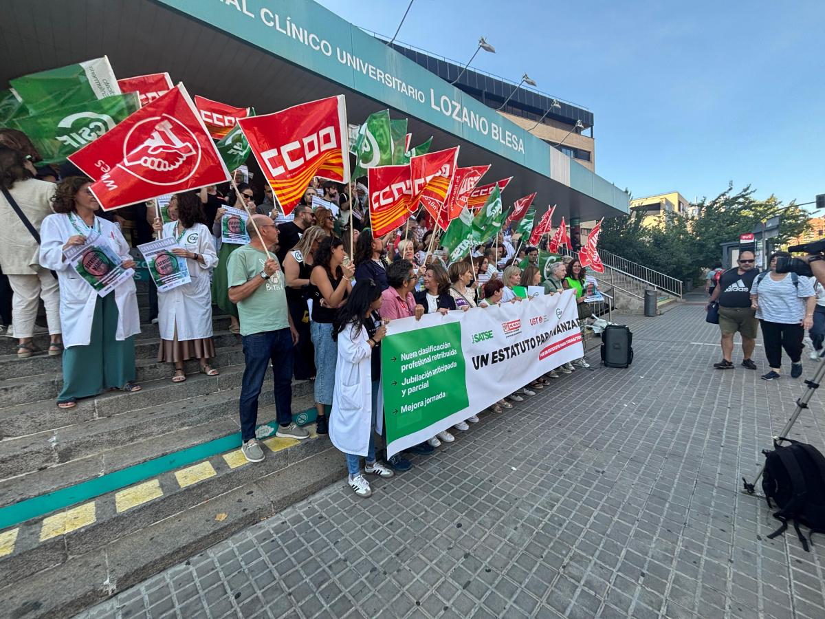 Concentracin frente al hospital Clnico