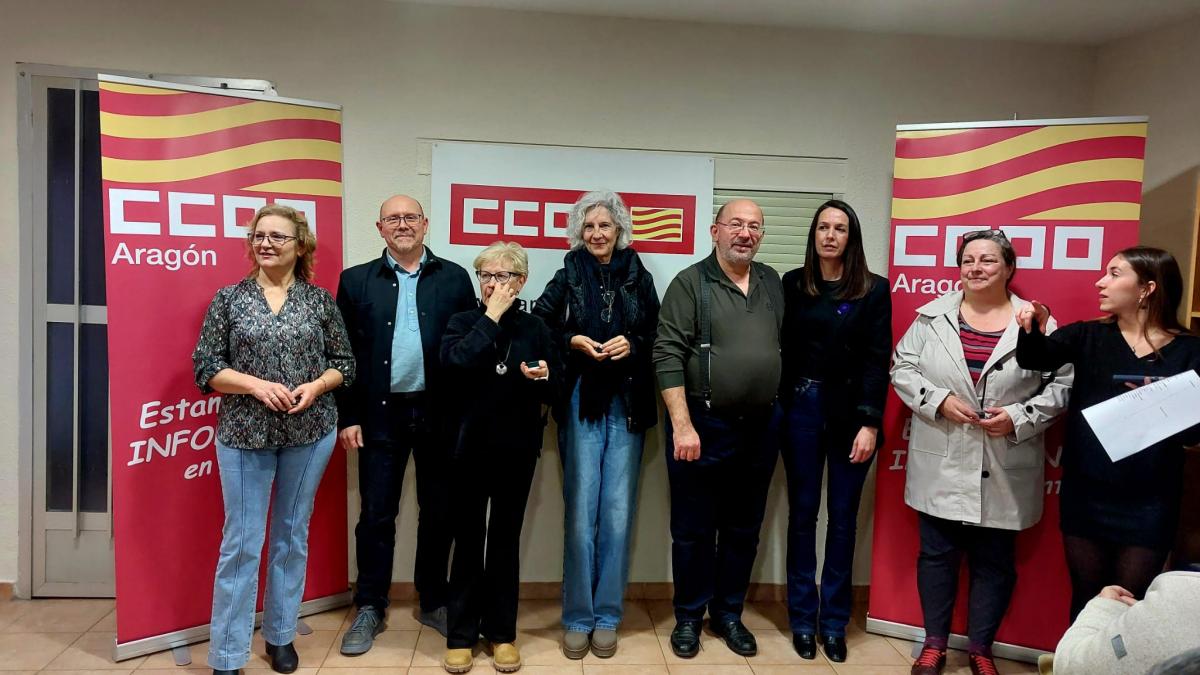 Huesca: 25 años de afiliación a CCOO