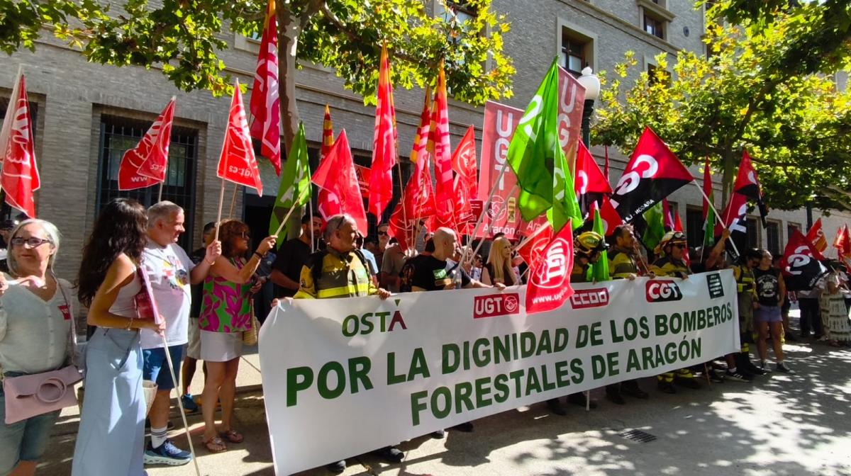 concentración bomberos forestales