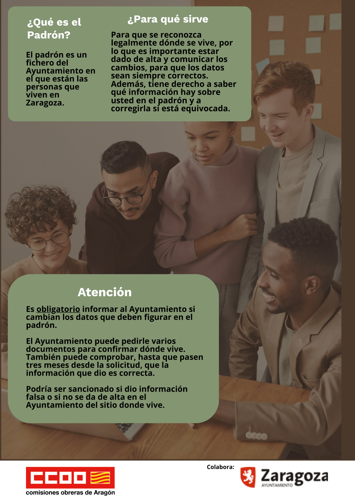 Información sobre el padrón