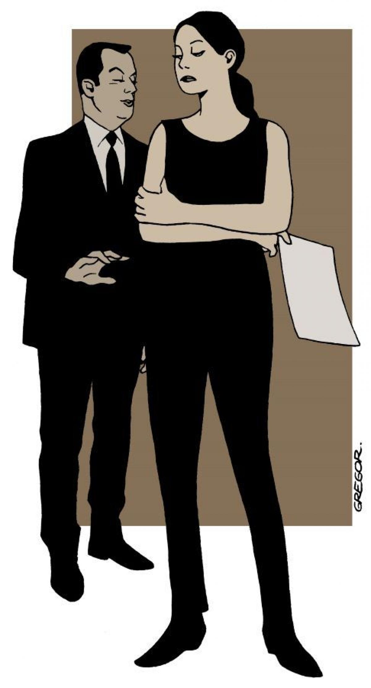 Imagen del dibujante Gregor, publicada en el Periódico de Aragón