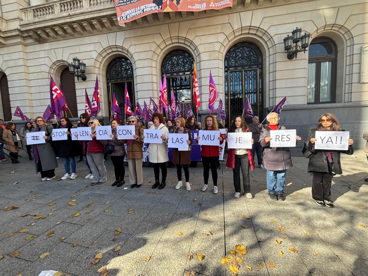 Concentración 25N Zaragoza