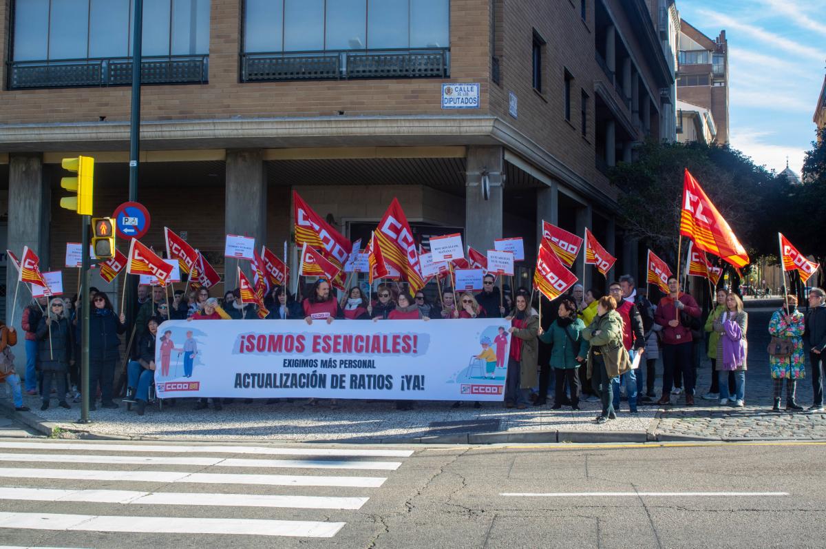 CCOO exige el aumento de ratios en las Residencias de Aragón