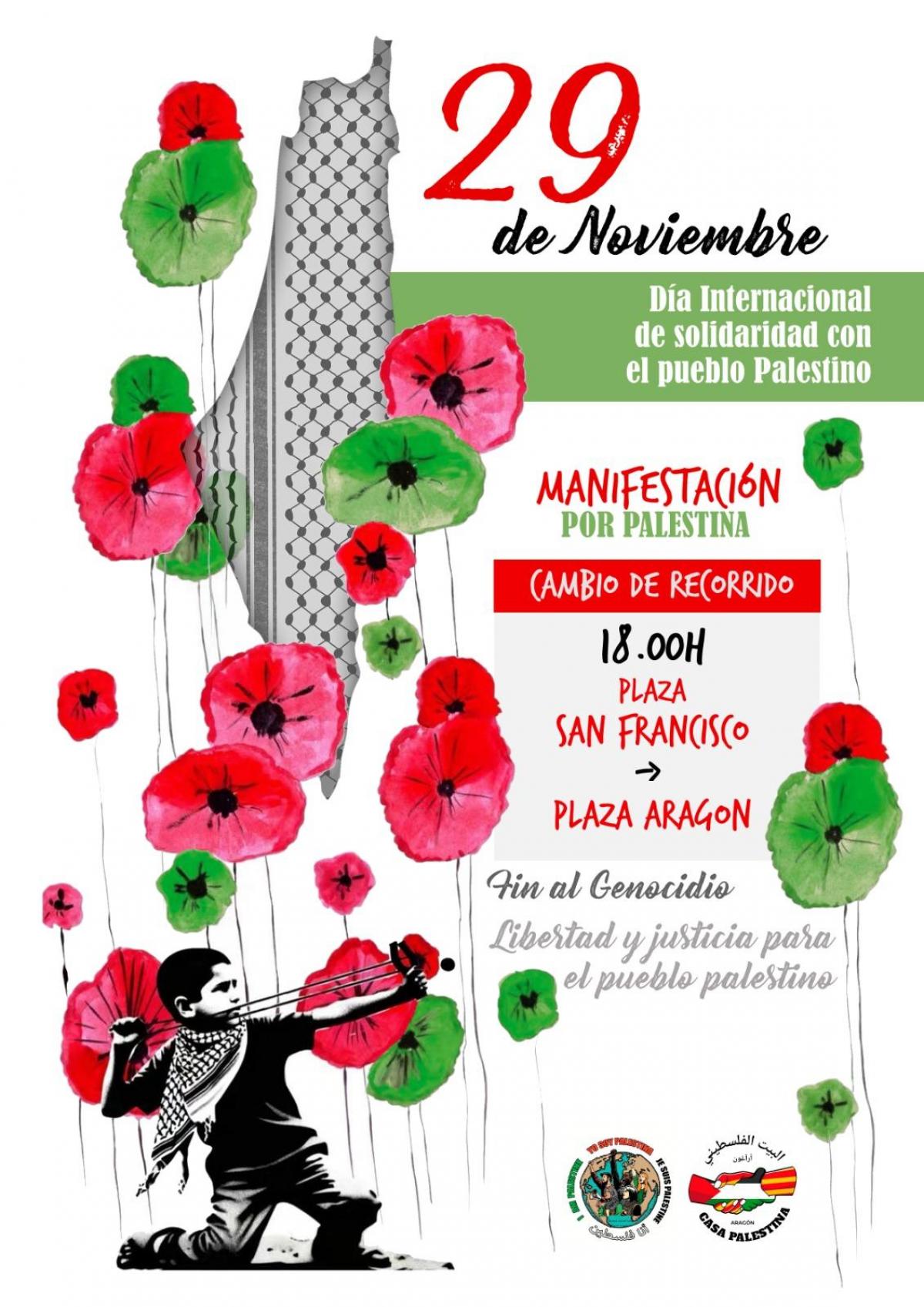 Manifestación Palestina 29 de noviembre 2025