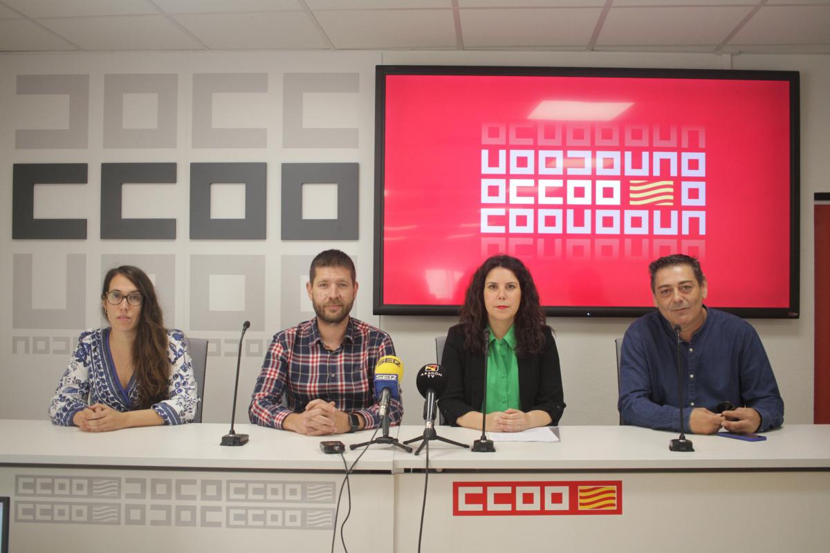 De izquierda a derecha: María Franco, Daniel Barragán, Aida Suárez y Fernado Baraza