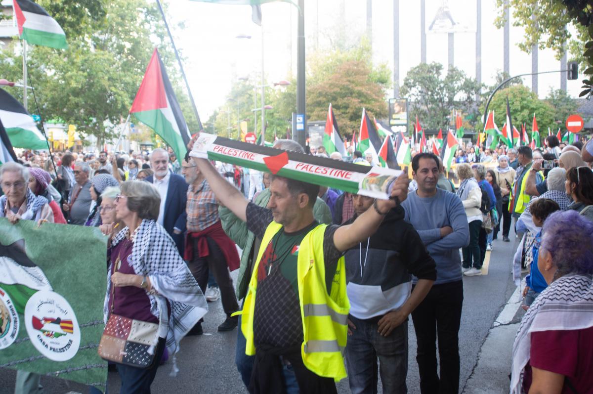 Manifestación en Zaragoza "Stop Genocidio en Gaza"