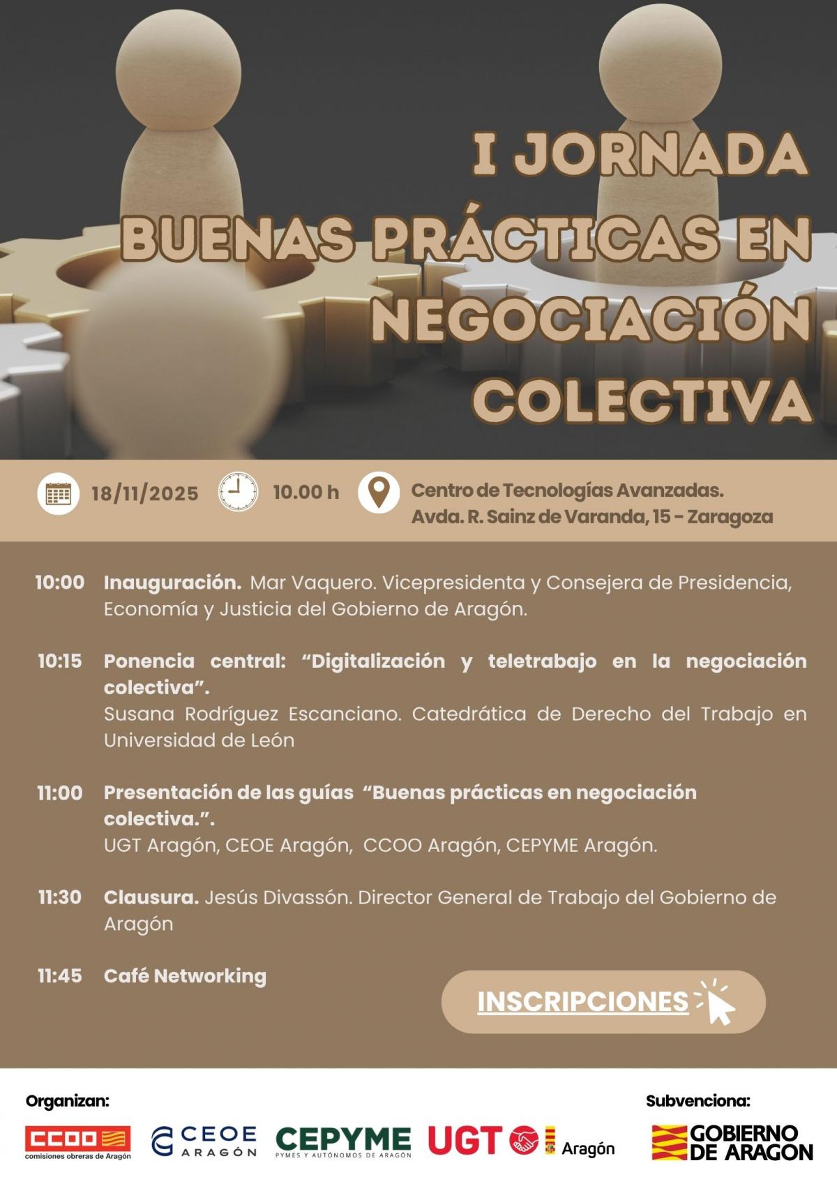 Jornada "Buenas prácticas en negociación colectiva"
