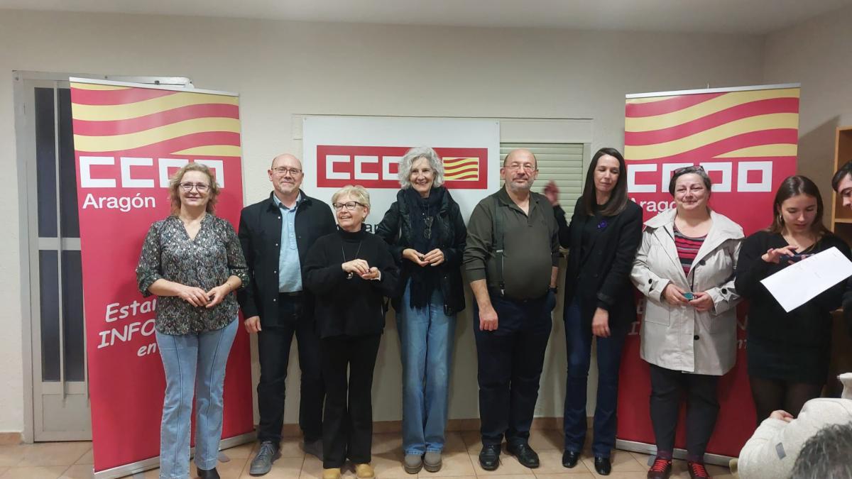 Huesca: 25 años de afiliación a CCOO