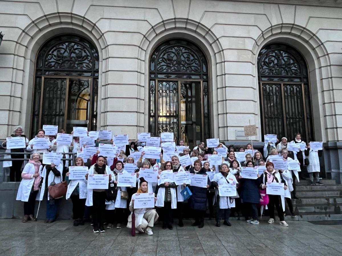 Concentracin en la Plaza de Espaa