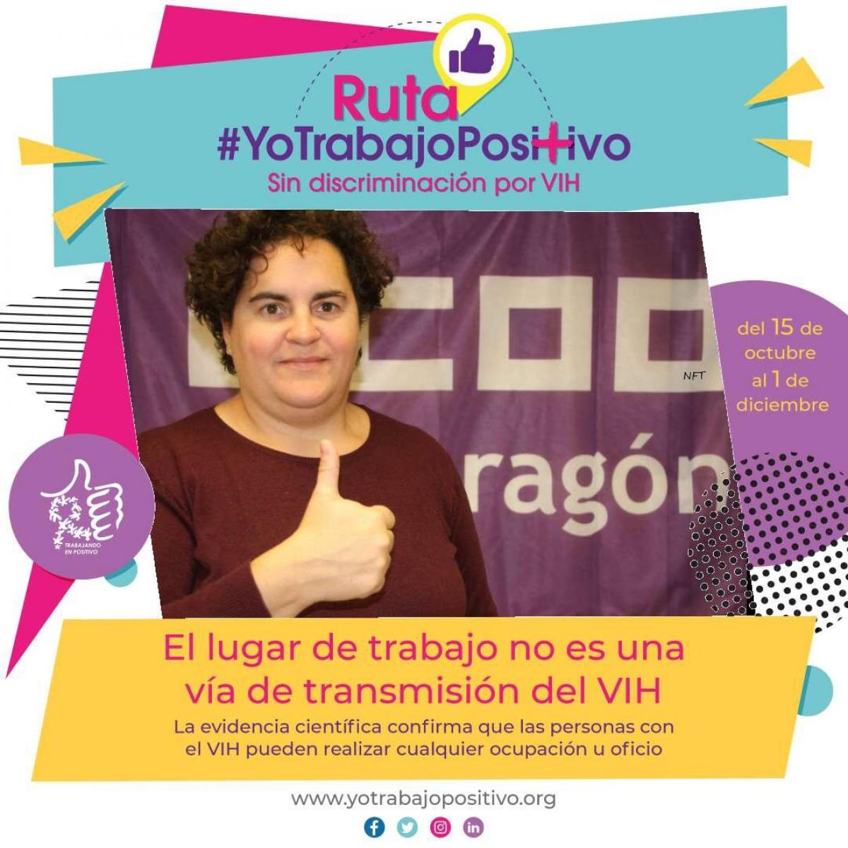CCOO Aragn se suma a #YoTrabajoPositivo