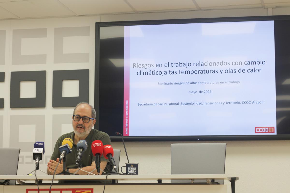 Luis Clarimón en la rueda de prensa