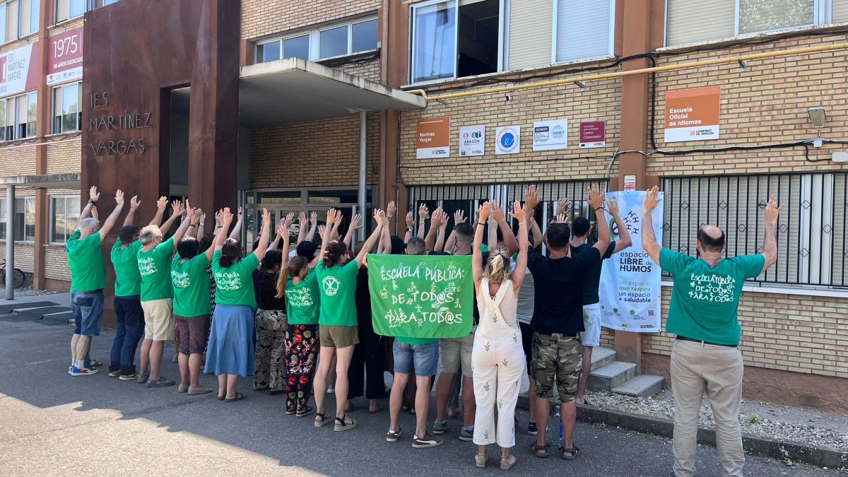 Movilización en el IES Martínez Vargas